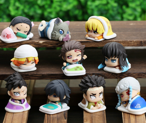 Demon Slayer in Bed 2 Statue