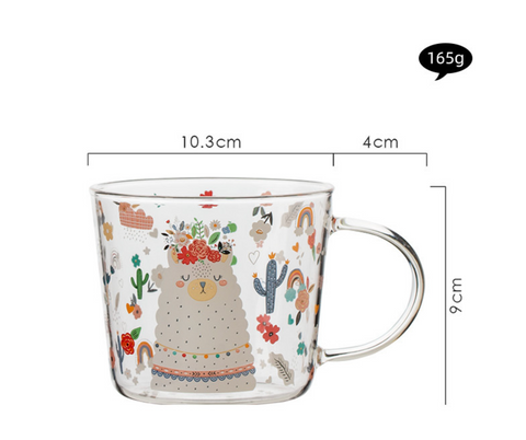 Cartoon Glass Mug