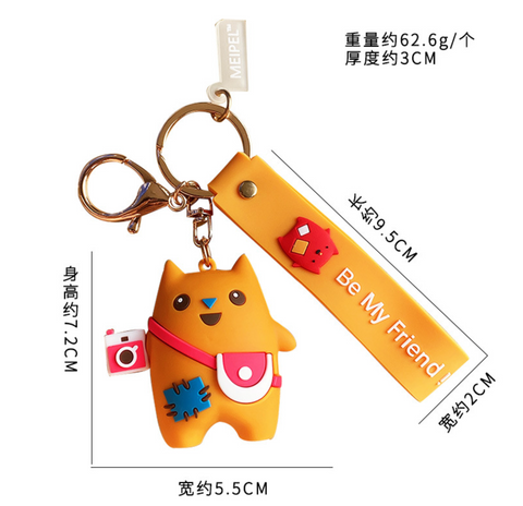Strange Cats Keychain