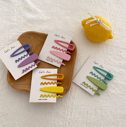 Colorful Hair Clip Set