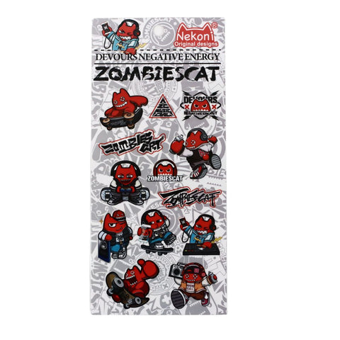 Hip Hop Devil Cat Stickers