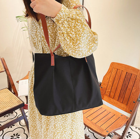 Canvas Tote Brown Strap