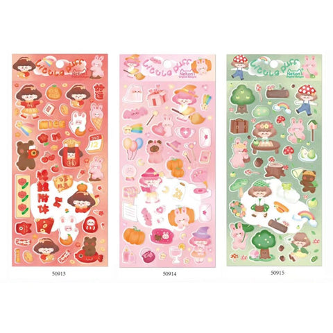 Fortune Puffs Stickers