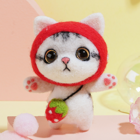 Dress Up Kitty Needle Felt Set