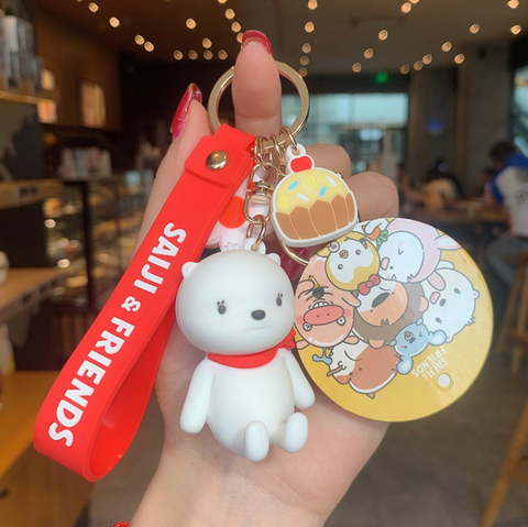 Saiji and Friends Keychain