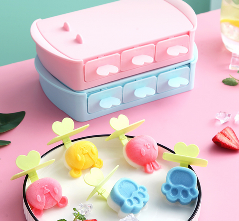 Cute Cartoon Popsicle Silicone Mould