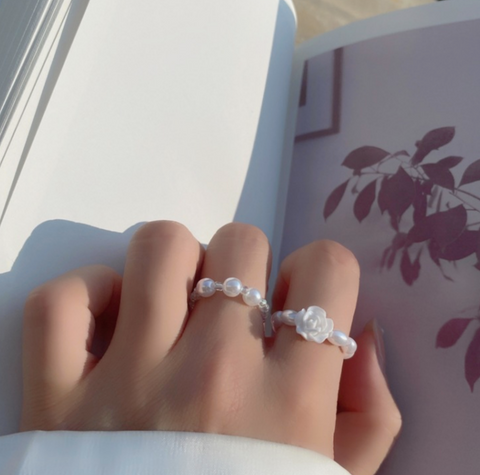 Pearl Stringed Ring
