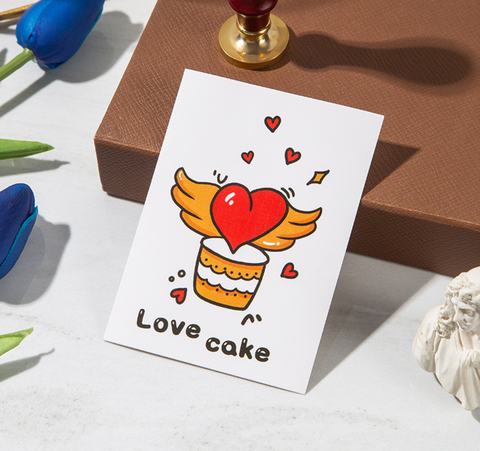 Graphic Heart Card