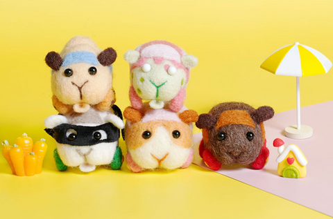 Pui Pui Molcar Needle Felt Set