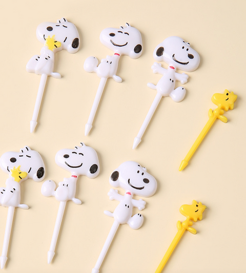 Snoopy and Tweety Bento Picks