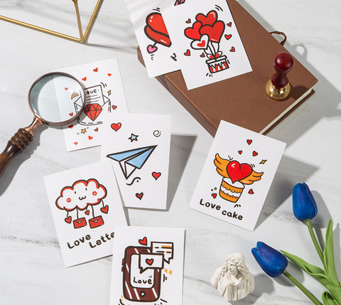 Graphic Heart Card