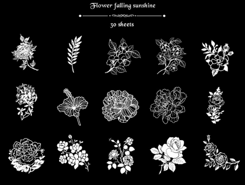 White Ink Sticker