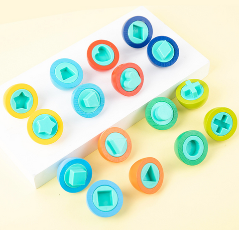 Colorful Egg Puzzles 8pcs