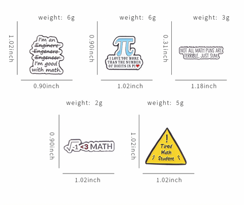 Math Pins