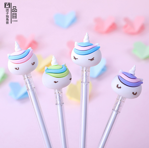 Cute Unicorn Black Gel Ink Pen 0.5mm