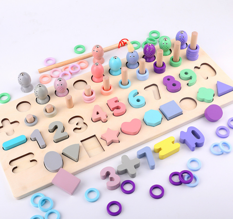 Cute Fishing Numbers Puzzle Kit