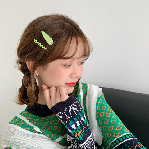 Colorful Hair Clip Set