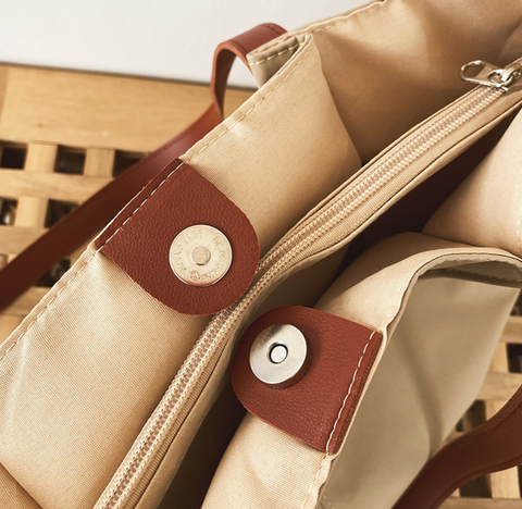 Canvas Tote Brown Strap