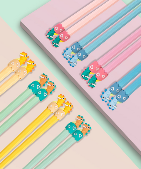 Dinosaur Family Chopsticks 6 Set 1