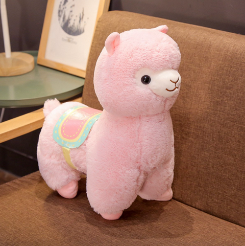Cute Saddle Alpaca Plush 35cm