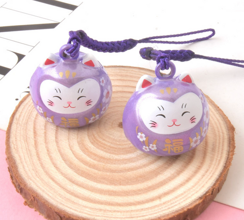 Dreamy Lucky Cat Water Piano Bell