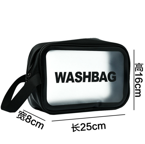 Transparent Cosmetic Medium Matte Bag