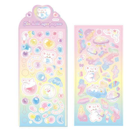 Jiyu Star Bubble Sugar Stickers