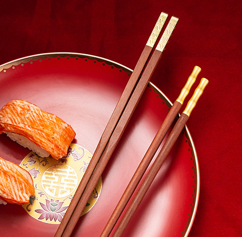 Red Sandalwood Chopstick Set 5 Set