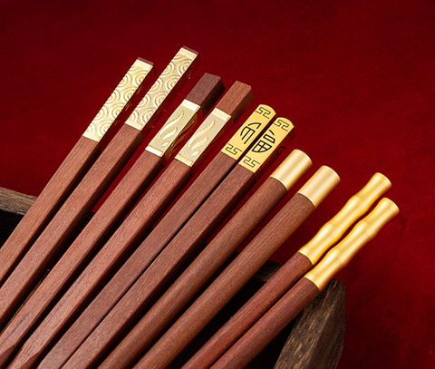 Red Sandalwood Chopstick Set 5 Set