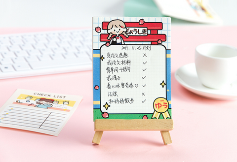 Cute Girls Memo Pads