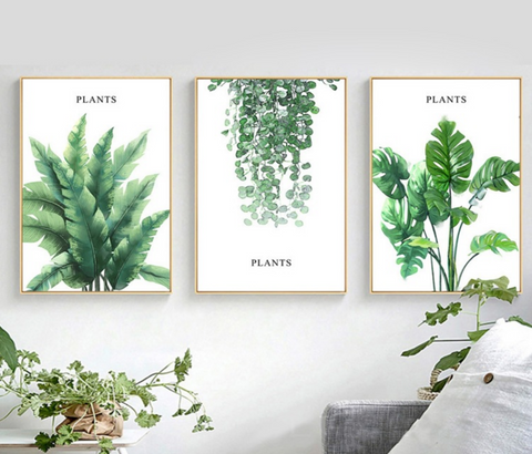 Green Plants DIY Dot Painting