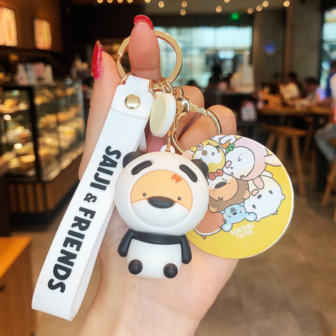 Saiji and Friends Keychain