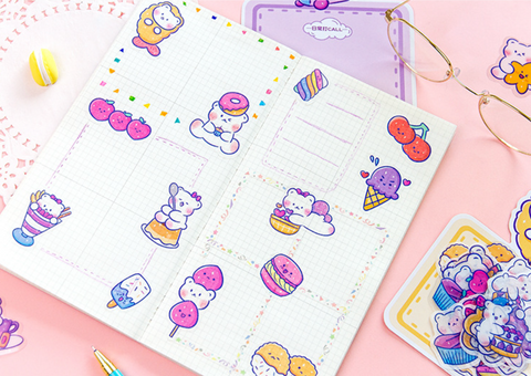 Cute Bear Stickers