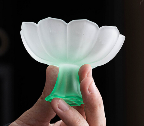 Lotus Glass Goblet