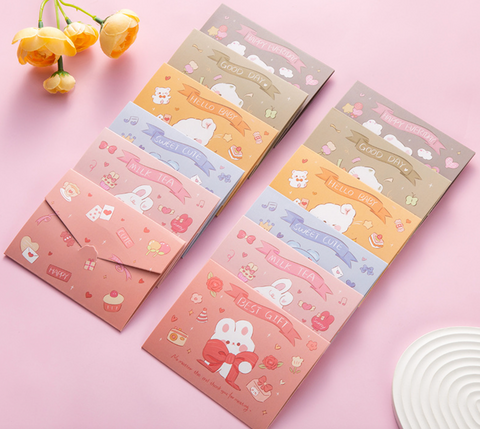 Three Fold Rabbit Card
