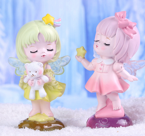 Star Moon Angel Mystery Statue