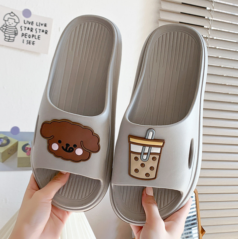 Bubble Tea Slippers