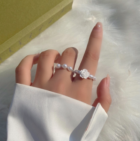 Pearl Stringed Ring