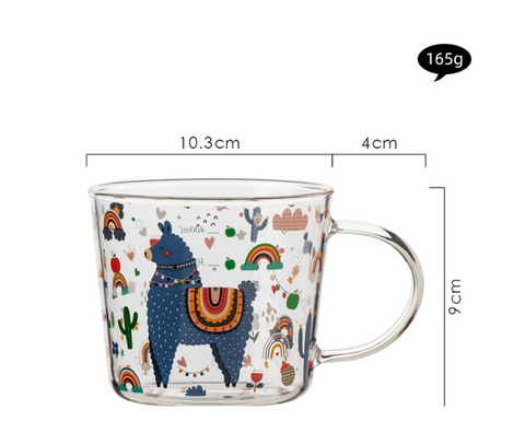 Cartoon Glass Mug