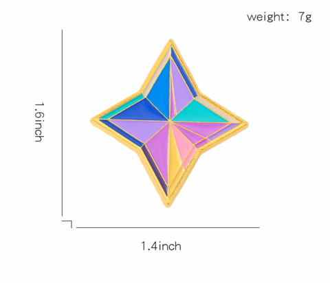 Genshin Impact Star Pin