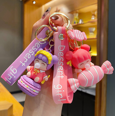 Dessert Girl Keychain