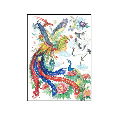 Z11Ct0140-03 Peacock Cross Stitch 80*106cm