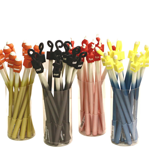 Gel Ink Pen - Animal Tails