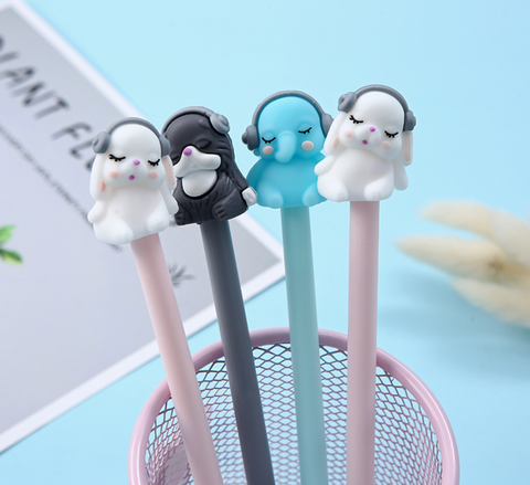 Headphone Pets Gel Ink Pen 0.5mm