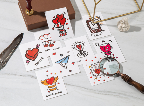Graphic Heart Card
