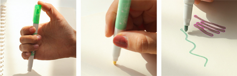Double Line Metallic Pen Set 8 Set