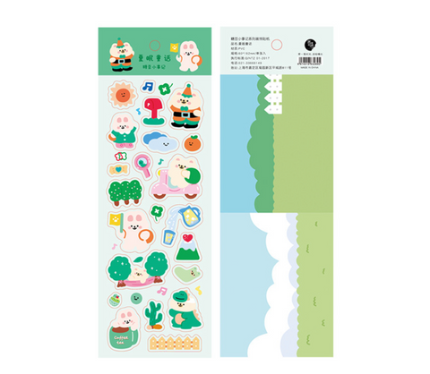 Jiyu Jelly Bear Stickers
