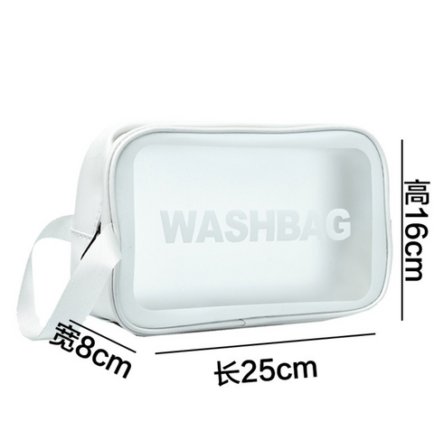 Transparent Cosmetic Medium Matte Bag
