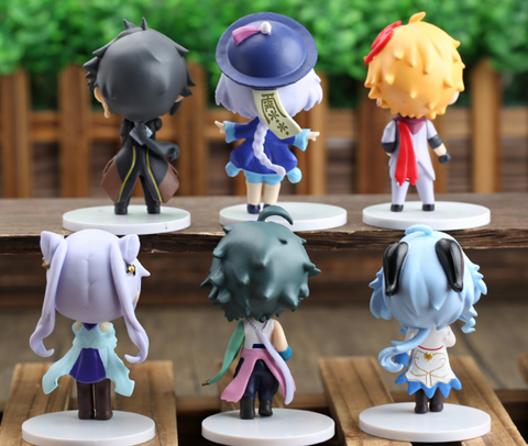 Genshin Impact Chibi 4 Statues