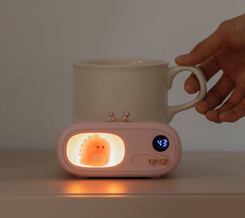 Dino Mug Warmer - Pink